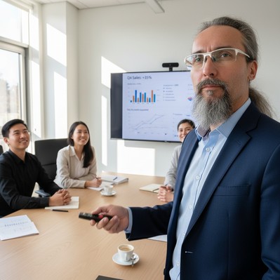 Sales confidence moment: salesperson hesitating before a call with hand hovering over the dial button